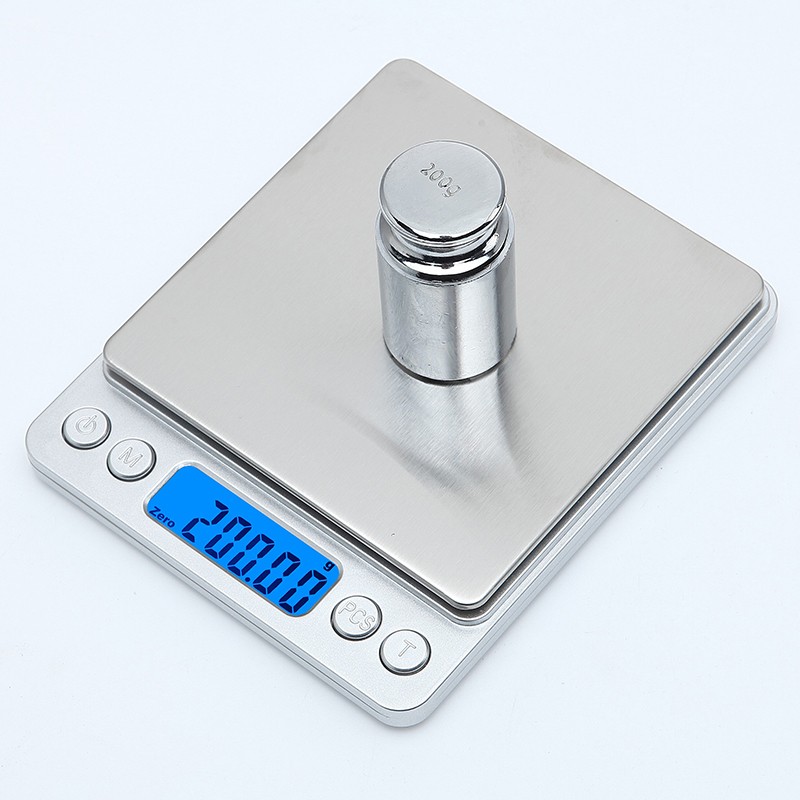 Multifunction eleectronic scale measuring range 500g 1kg 2kg 3kg