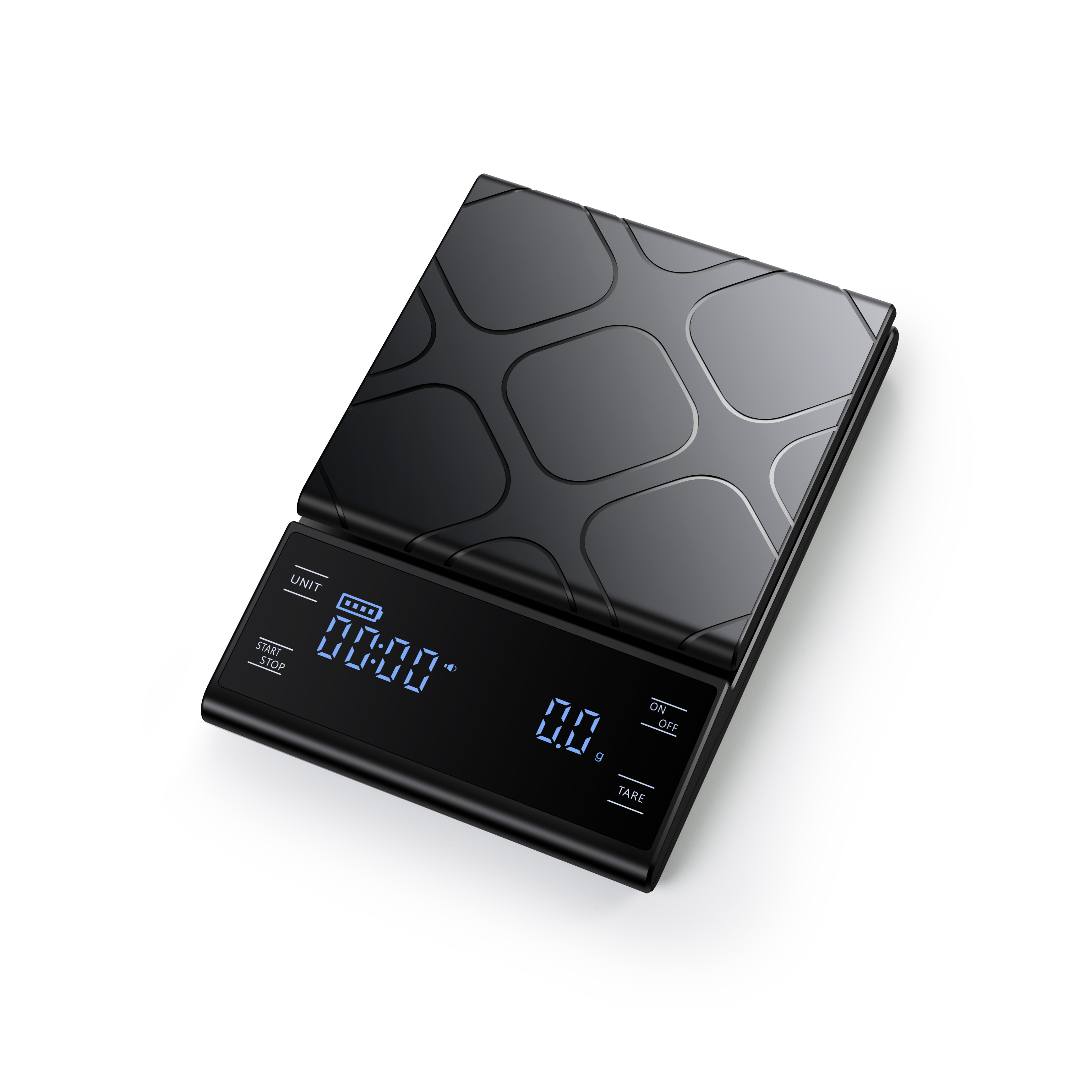 Smart digital coffee scale with factory reset function