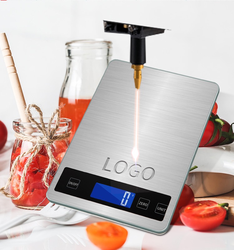 Brushed stainless steel kitchen food weighing scale(图2)