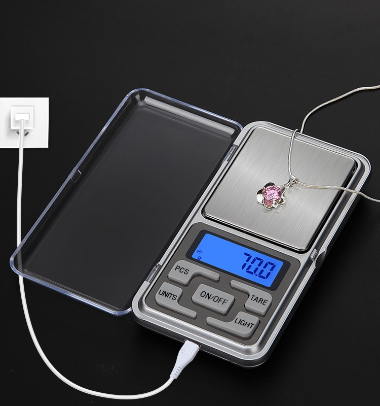 DH-668 100g, 200g, 300g, 500g Digital Jewelry Pocket Scale(图1)