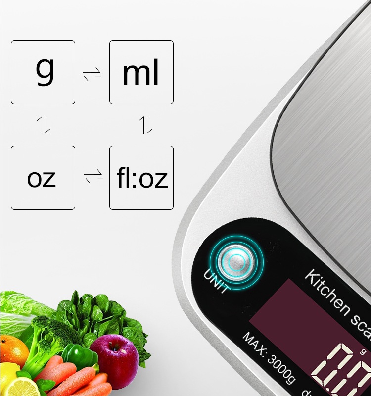 ABS digital kitchen food scale (图4)