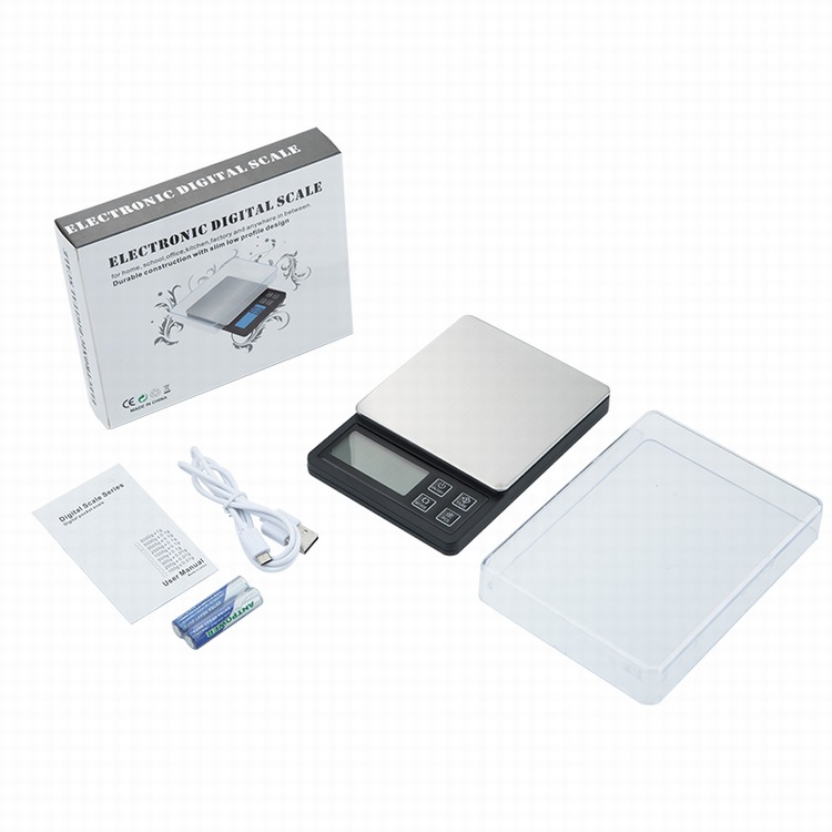 Multifunction electronic kitchen scale measuring range 600g, 1kg, 2kg, 3kg(图4)