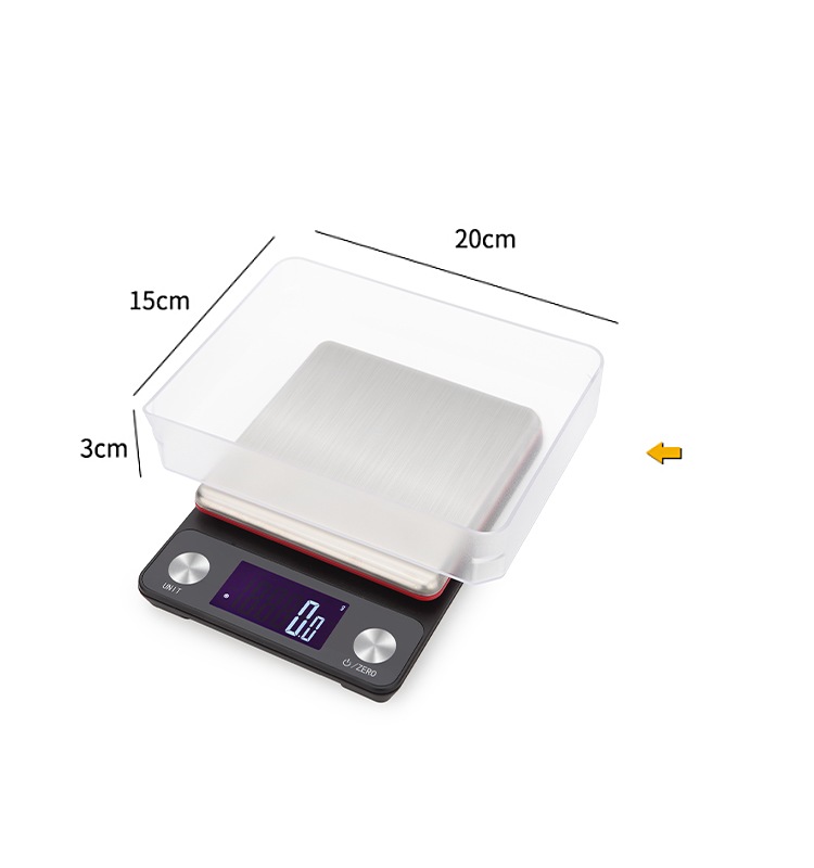 304 stainless steel electronic kitchen scale (图1)