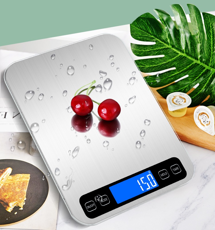 Stainless steel digital electronic kitchen food scale (图4)