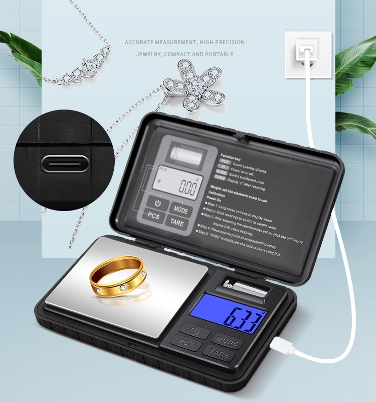 Pocket jewelry weighing scale (图1)