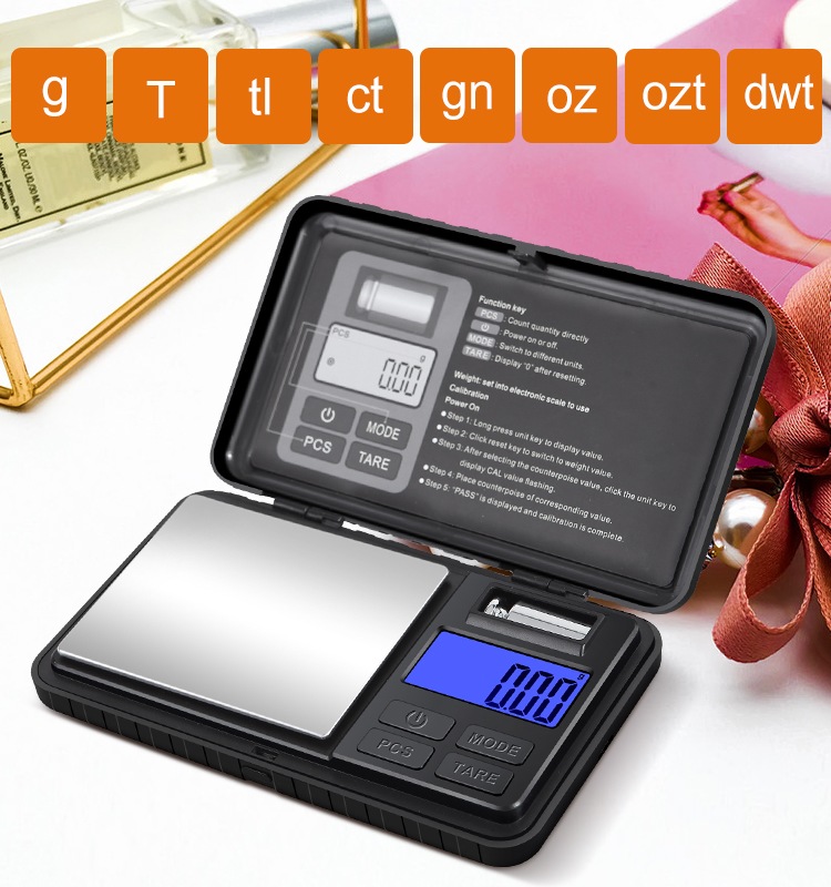 Pocket jewelry weighing scale (图2)