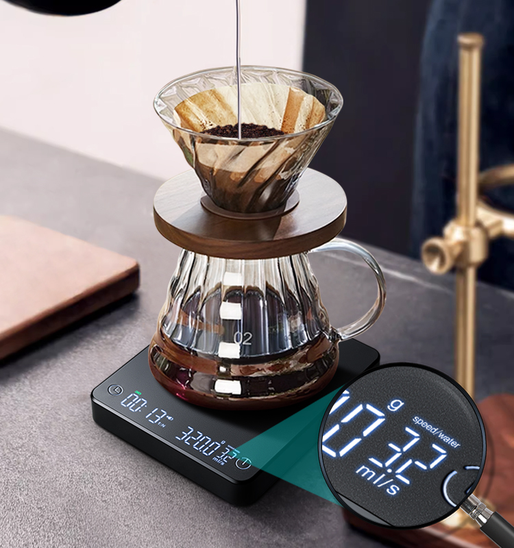 Smart Digital Coffee Scale 1kg/0.1g 2kg/0.1g 3kg/0.1g 5kg/0.1g(图4)