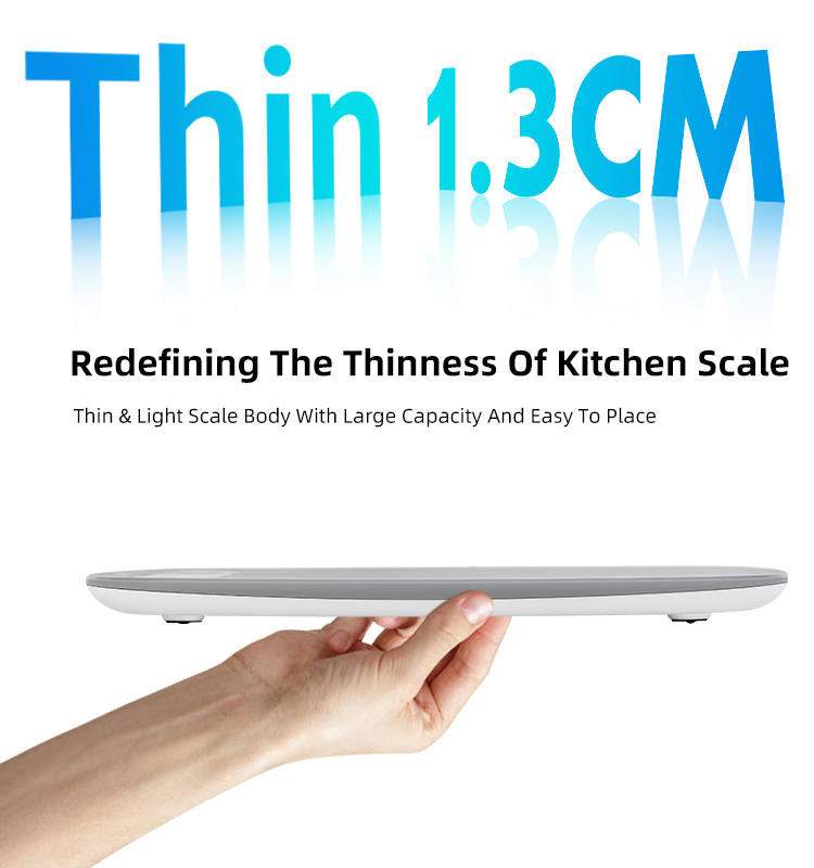 Super Slim Color Custom Digital Kitchen Scale 5kg/1g(图6)