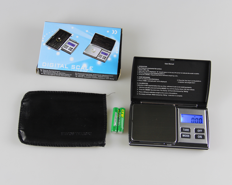 High Accuracy 0.01g Digital Pocket Scale 100g,200g,300g,500g/0.01g 500g,1kg/0.1g(图6)