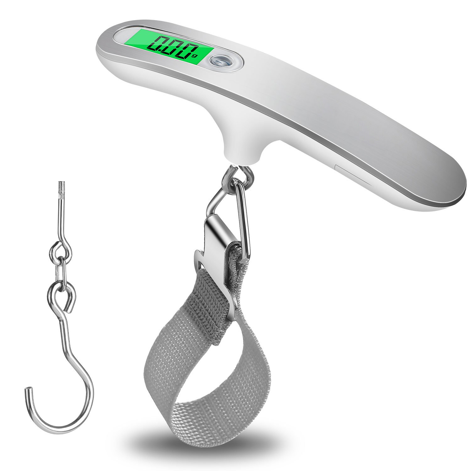 Stainless Steel Electronic Digital Luggage Scale 50kg/10g(图3)